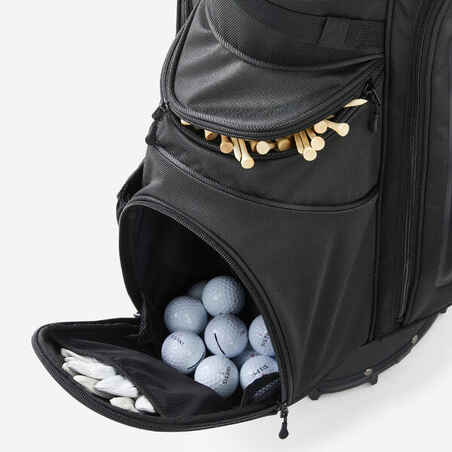 Pastatomas golfo krepšys „Inesis“, juodas