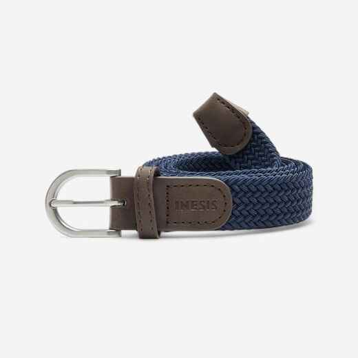 
      Golf Elasticated & Stretchy Braided Slim Belt - Navy Blue
  