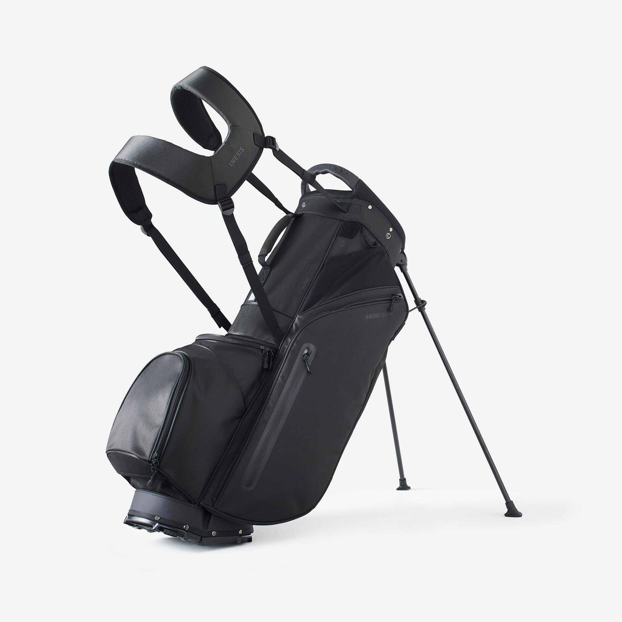 Light Golf Stand Bag - Inesis Black - INESIS