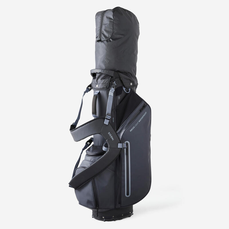 Golf Standbag wasserdicht - INESIS Light grau