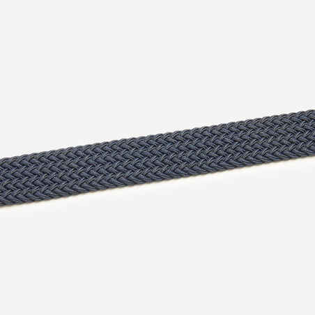 Golf Elasticated & Stretchy Braided Slim Belt - Navy Blue