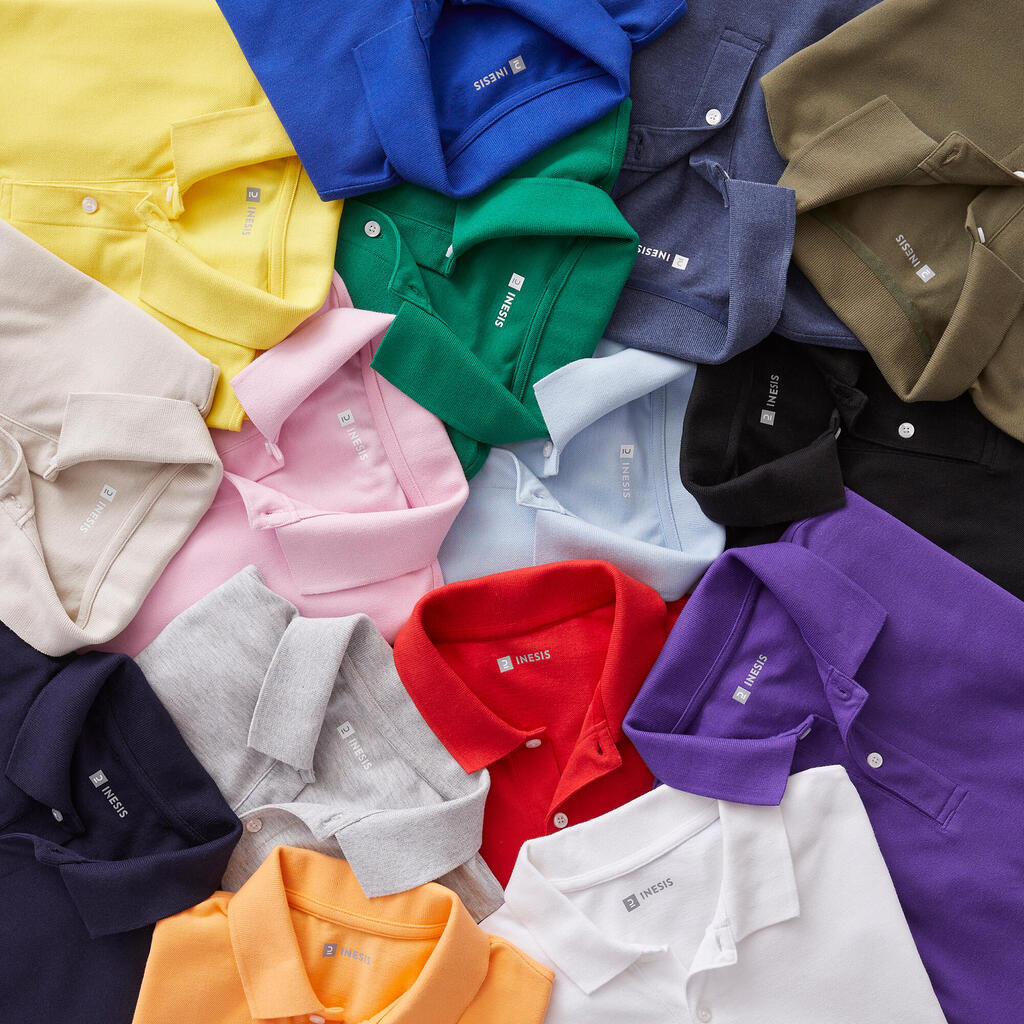 Herren Golf Poloshirt kurzarm Baumwolle - MW500 grün 