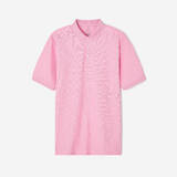 Men's short-sleeved golf polo shirt - WW500 light pink