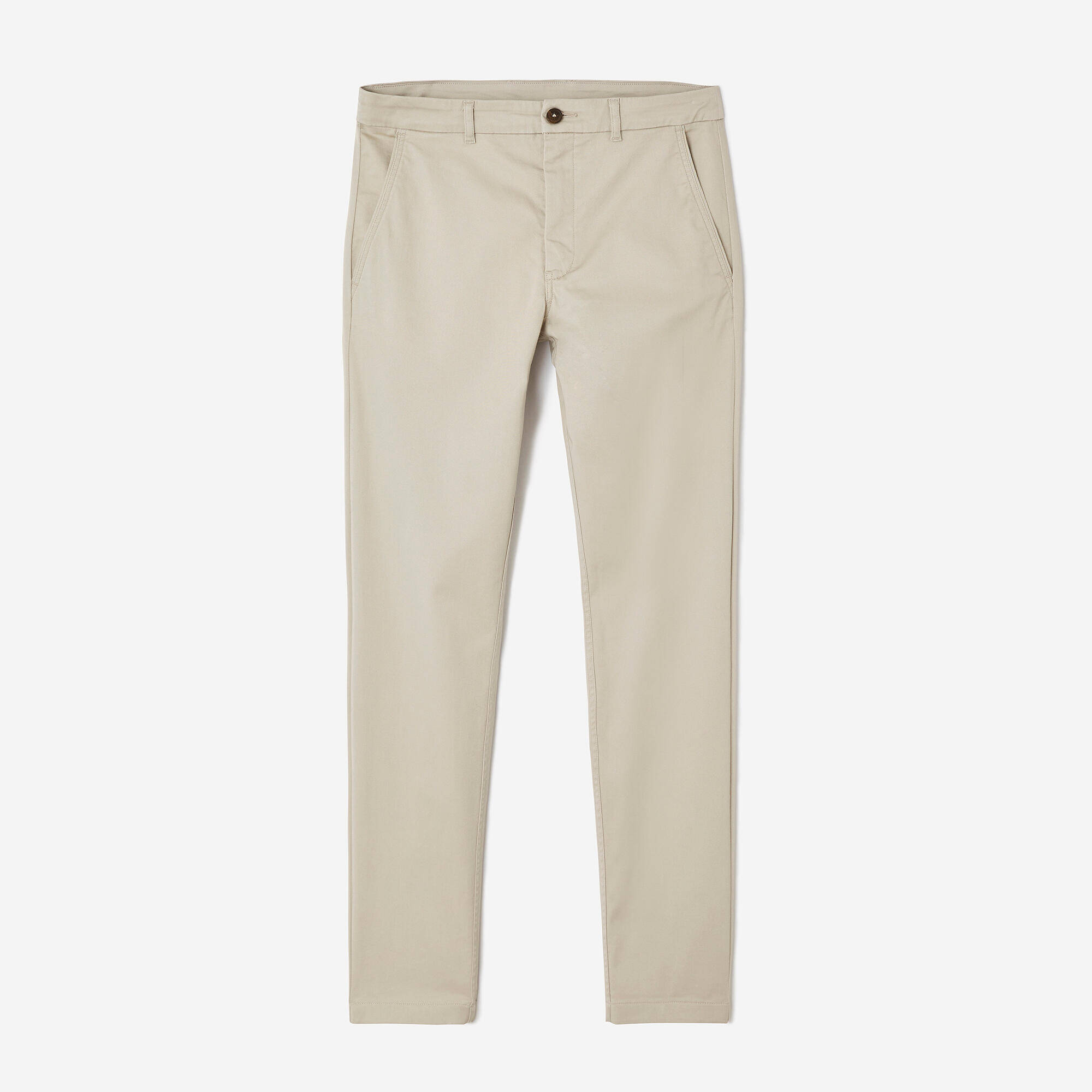 Men's golf cotton chino trousers - MW500 linen -  1