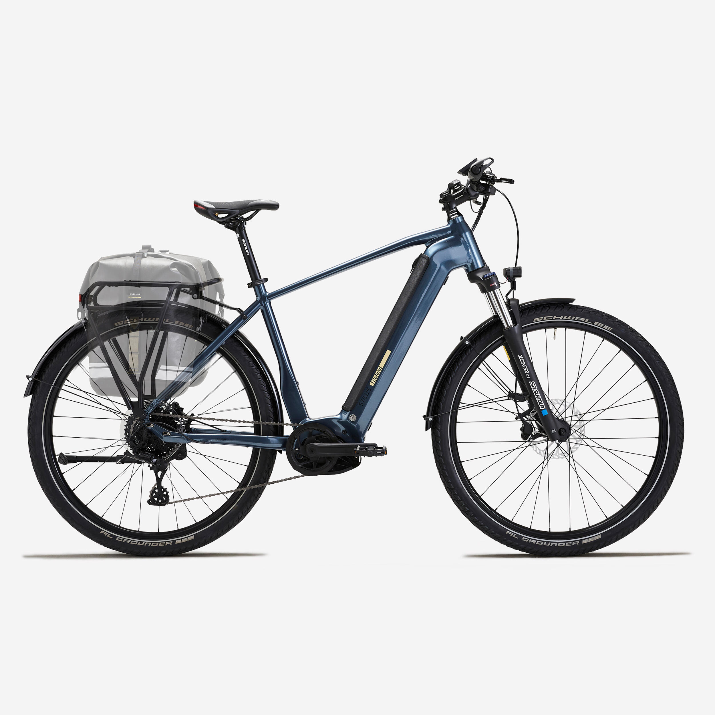 Elektrische hybridefiets met Bosch-middenmotor E-Touring hoog frame 9/9