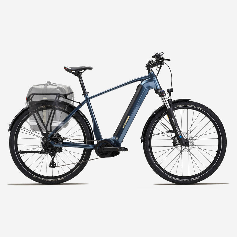 Bicicleta Elétrica de Trekking Quadro Alto com Motor Central Bosch