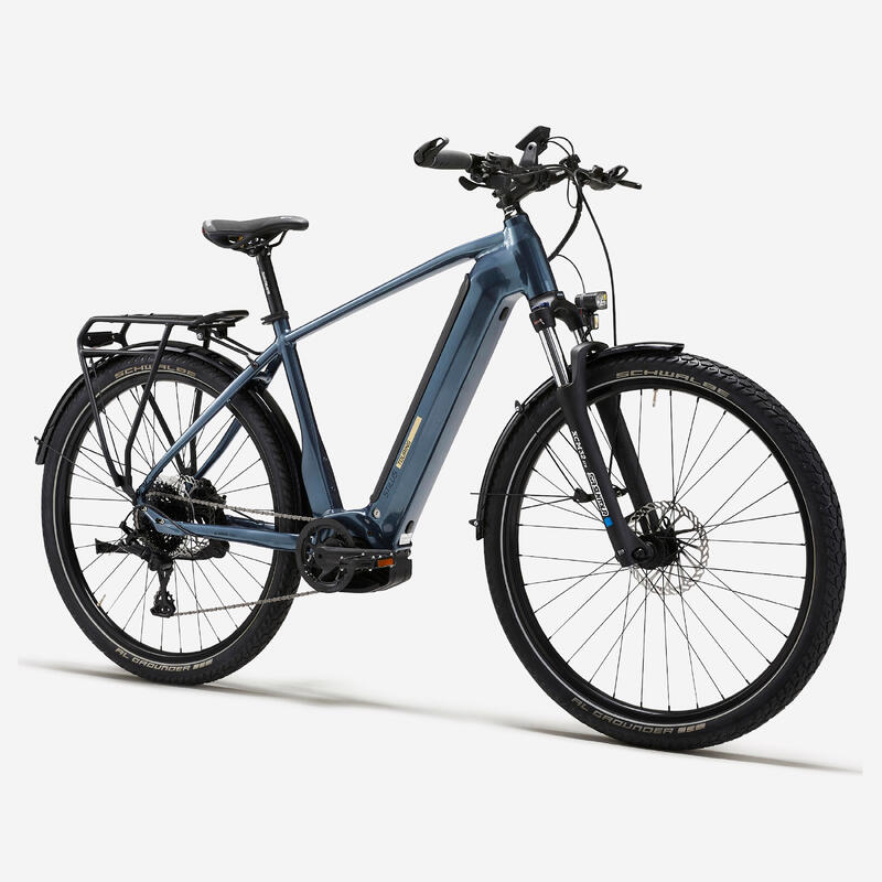 Bicicleta Elétrica de Trekking Quadro Alto com Motor Central Bosch