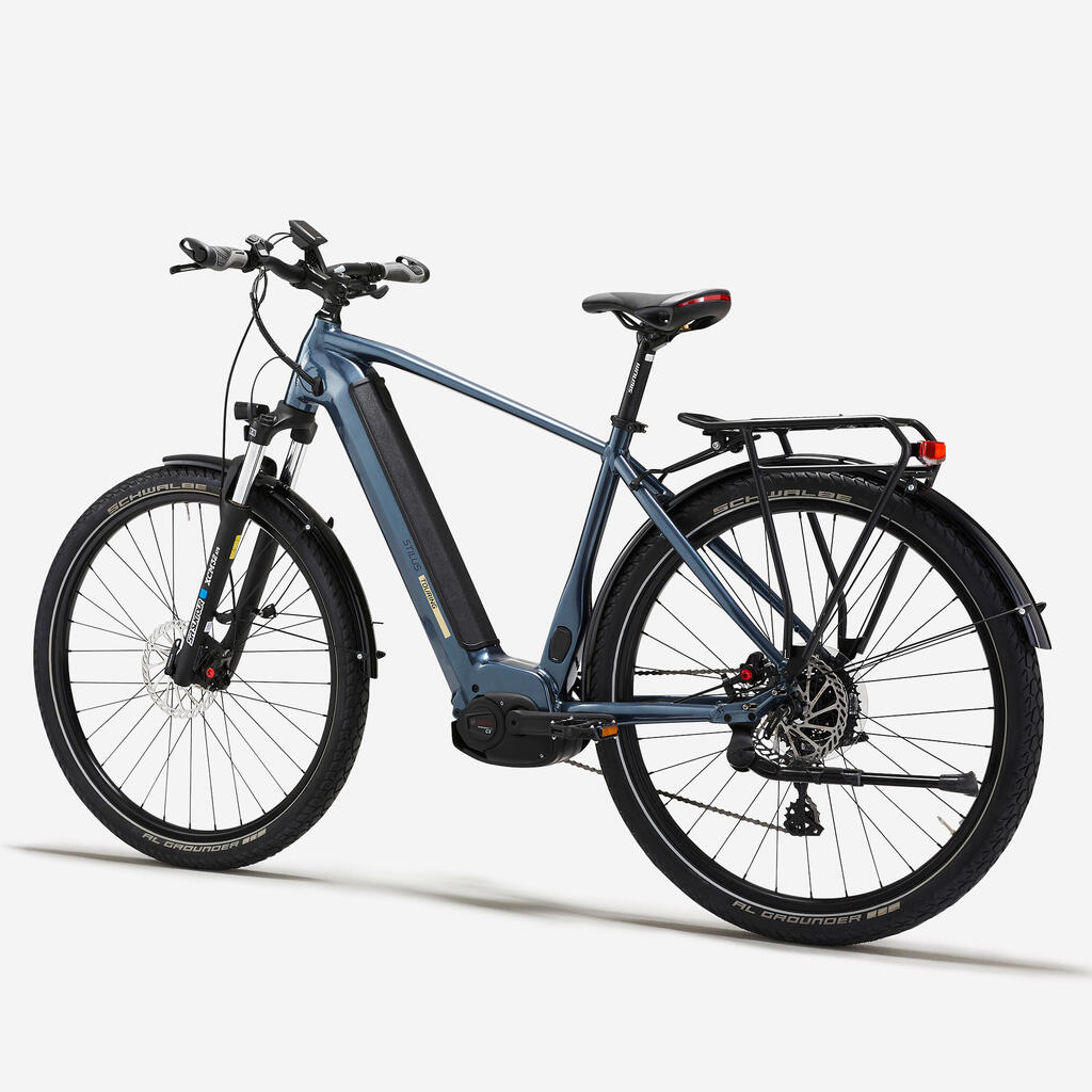 Trekingový elektrobicykel Stilus E-Touring so stredovým motorom Bosch vysoký rám