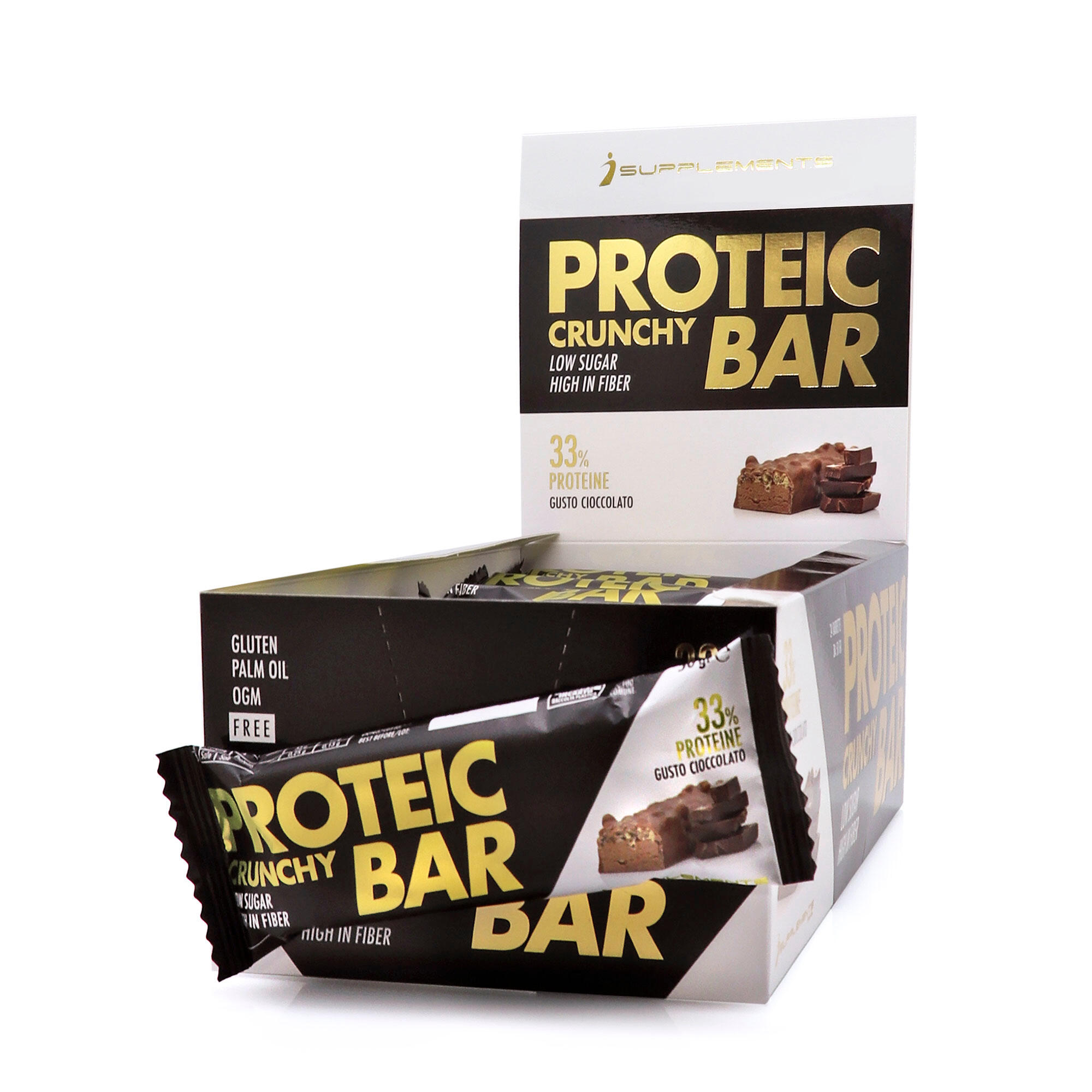 Barretta Proteica Crunchy Proteic Bar Cioccolato 3/3