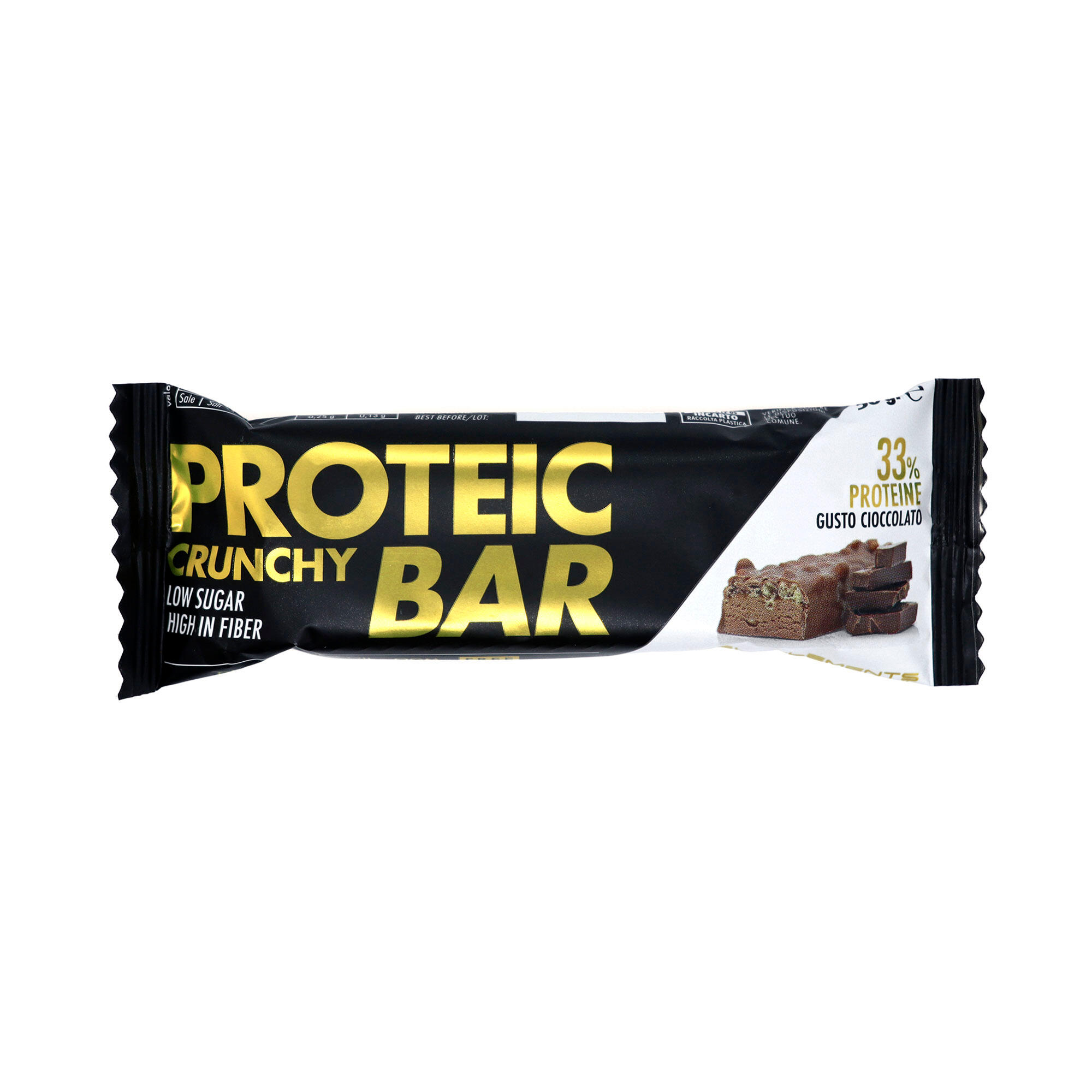 ISUPPLEMENTS Barretta Proteica Crunchy Proteic Bar Cioccolato
