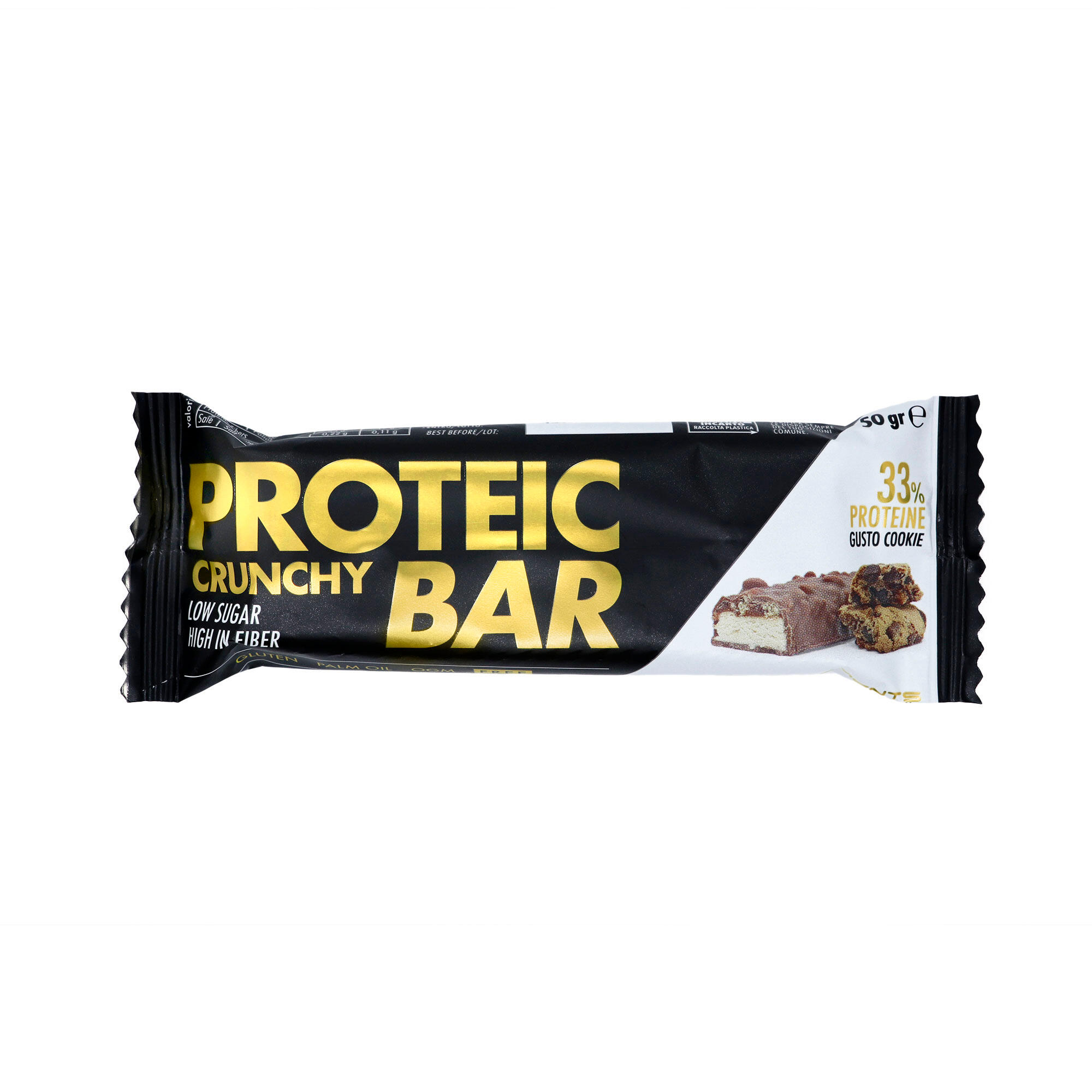 ISUPPLEMENTS Barretta Proteica Crunchy Proteic Bar Cookie