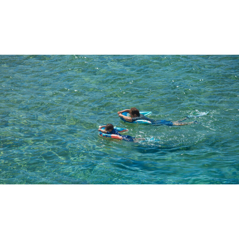 Accesoriu observare snorkeling Olu 120 fish Albastru-Portocaliu