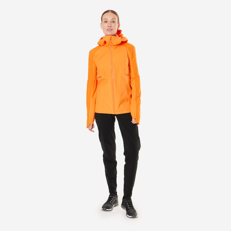 COUPE PLUIE VELO VTT FEMME ORANGE