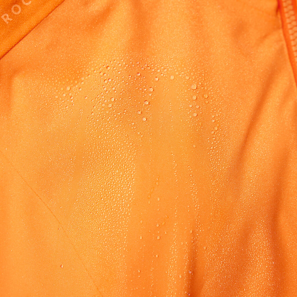 Women's Mountain Biking Rainproof Jacket - Orange