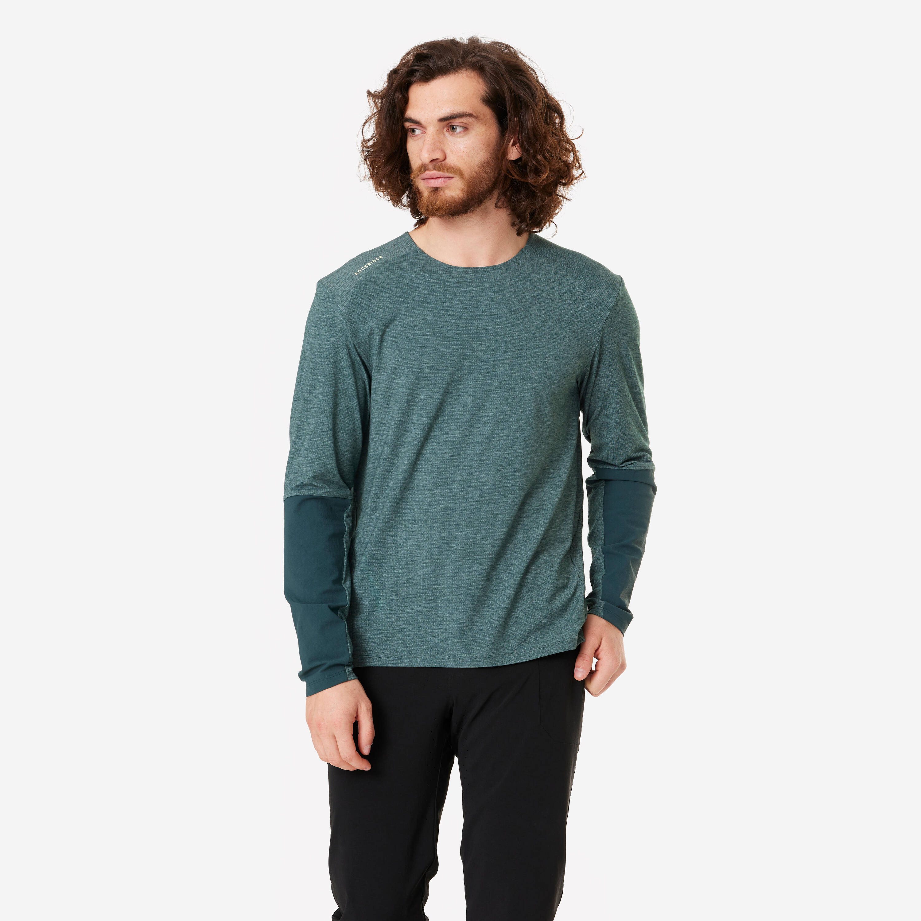 Long-Sleeved Mountain Bike Jersey Feel 700 -  3