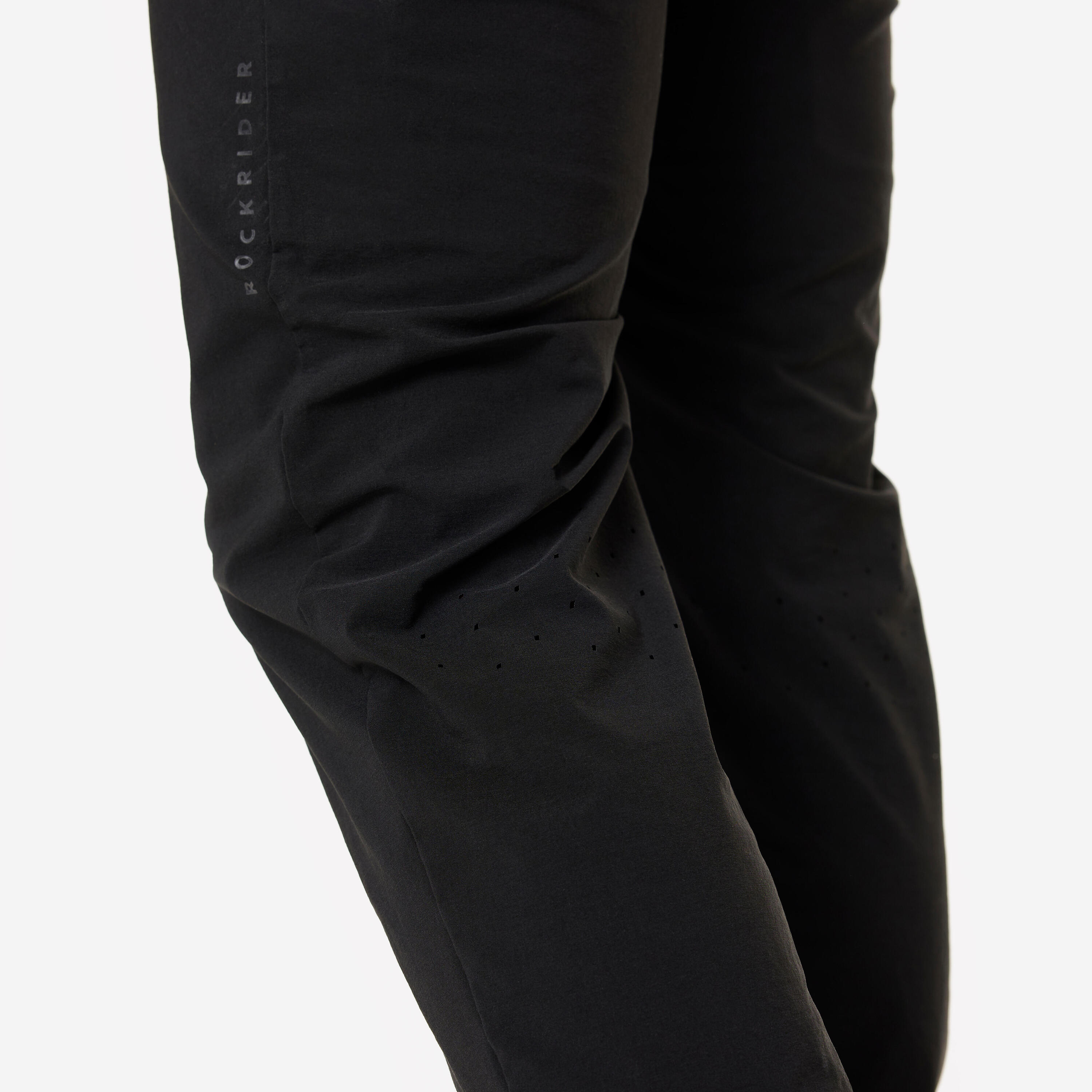 Radhose MTB lang Sommer All Mountain atmungsaktiv Unisex schwarz 9/11