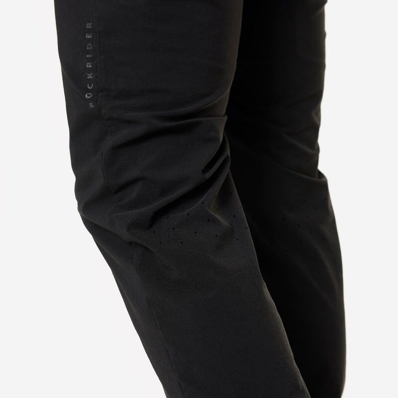 Pantalon Vélo VTT All Mountain Léger et respirant Temps Chaud Unisexe - Noir