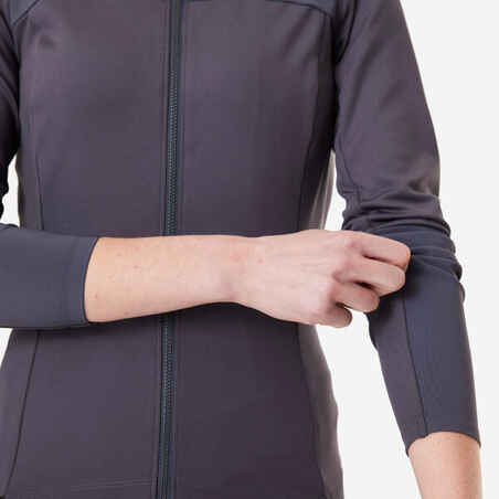 Women's Long-Sleeved Cool Weather MTB Cross Country Jersey - Grey