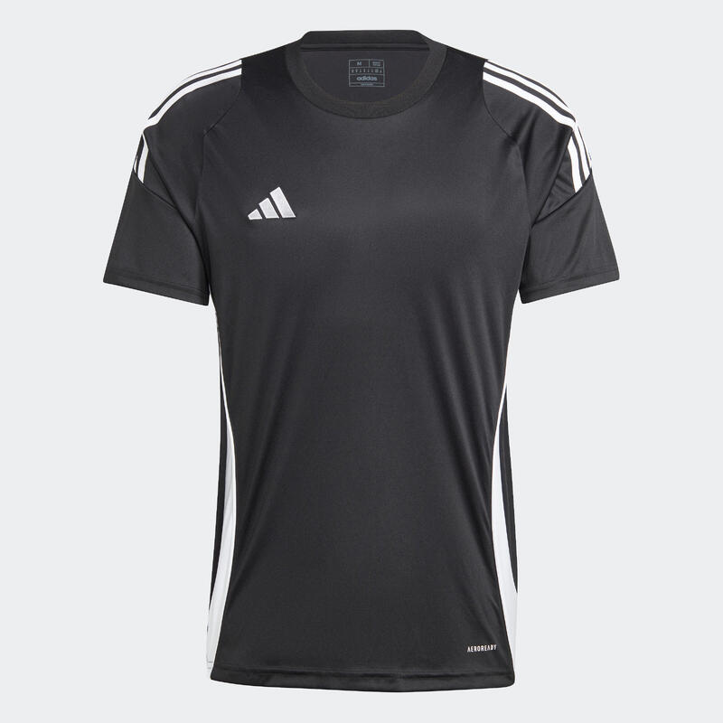 Maillot de football Tiro 24 Adulte Noir