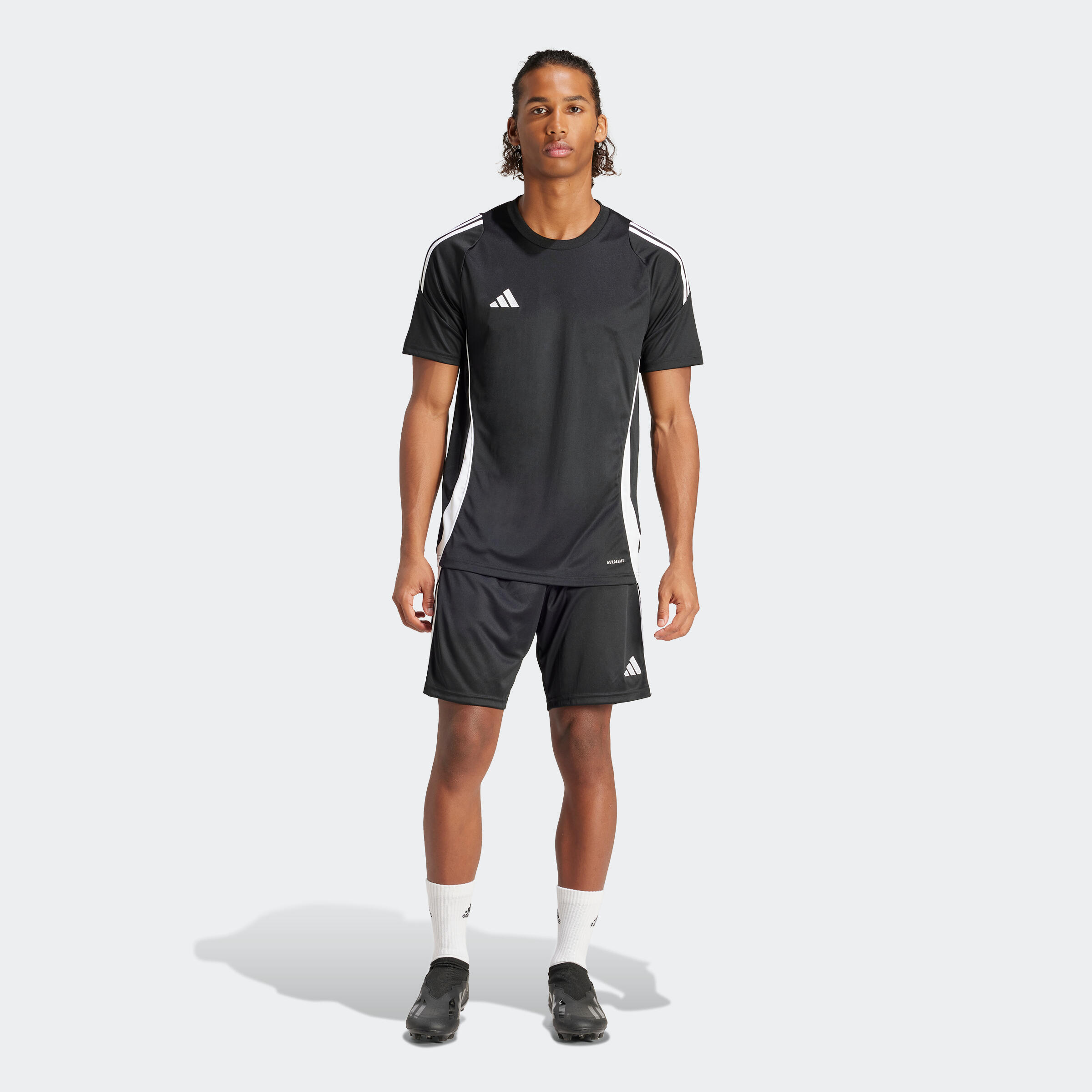 Adult Football Shorts Tiro 24 - Black 8/11