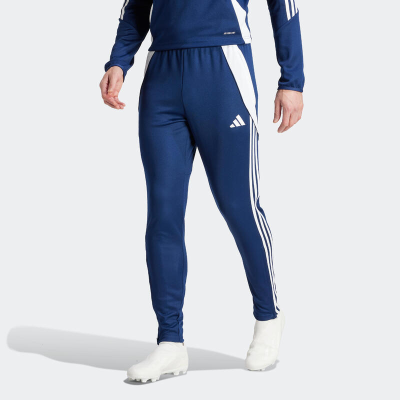 Calças de Treino de Futebol Adulto Adidas Tiro 24 Azul-Marinho