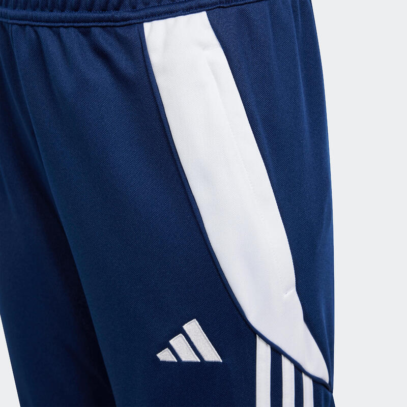 Pantaloni allenamento calcio bambino ADIDAS TIRO 24 blu