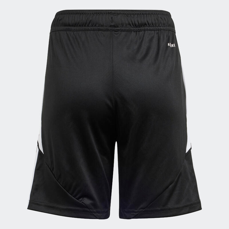 Voetbalshort voor kinderen Tiro 24 zwart