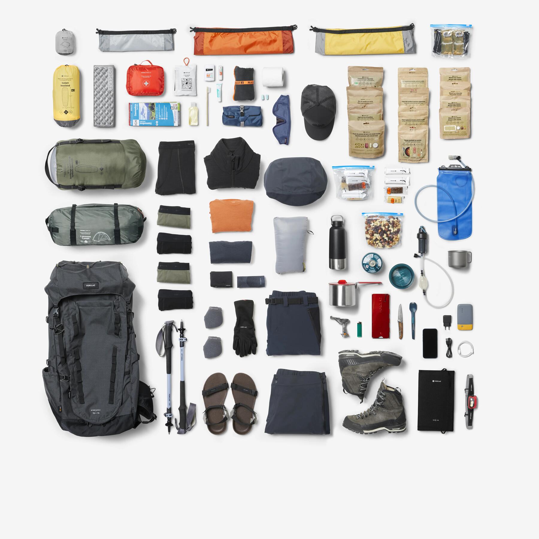 Trekkingrucksack packen