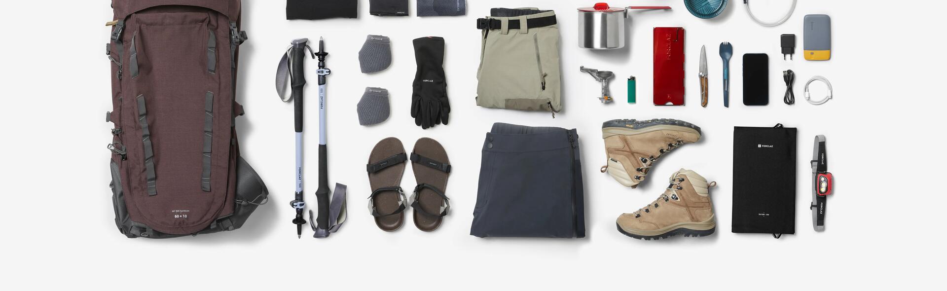 A list of the essential equipment you'll need for a mountain hike