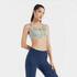 Sports Bra High Support with Zip - Green