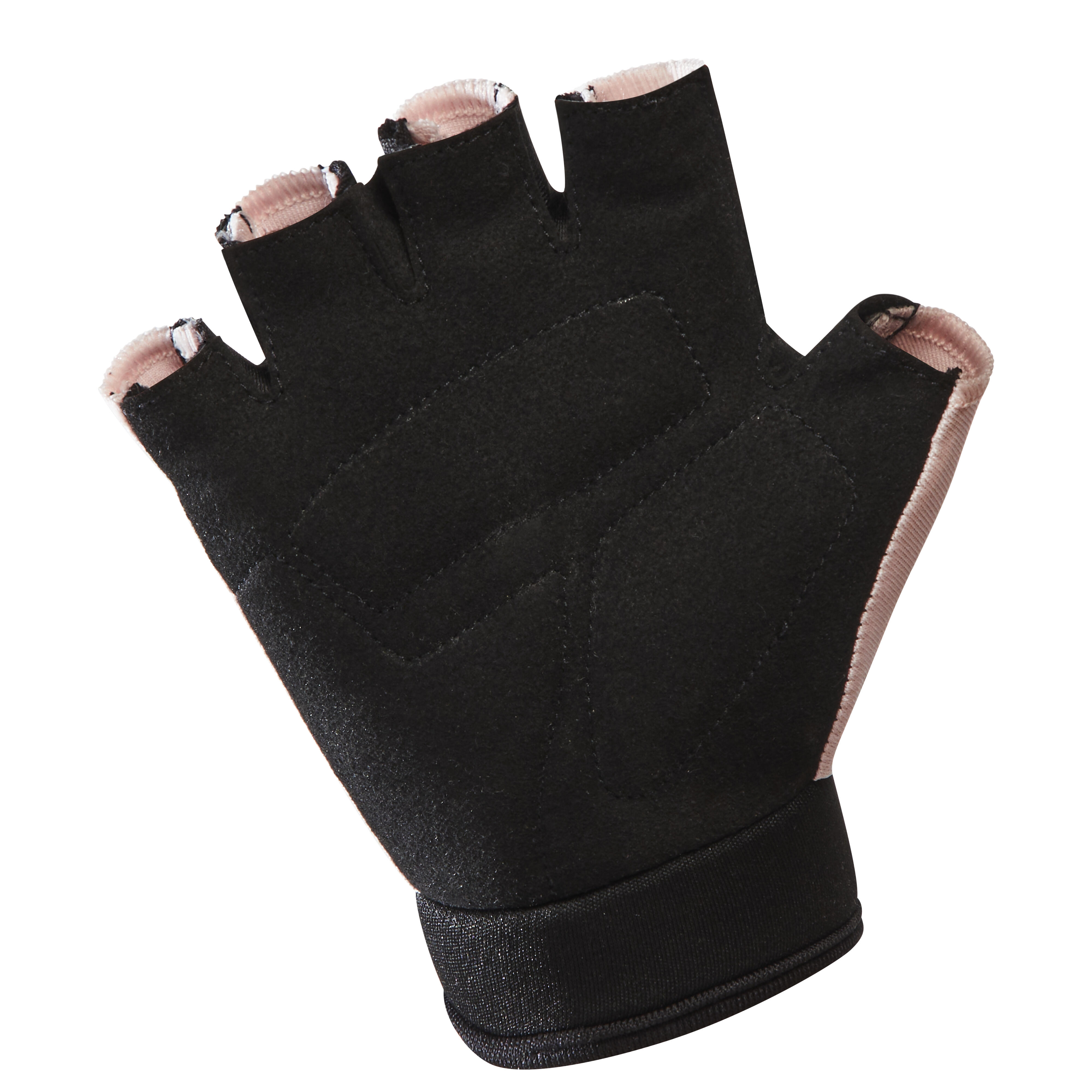 Kids Cycling Fingerless Gloves Pink