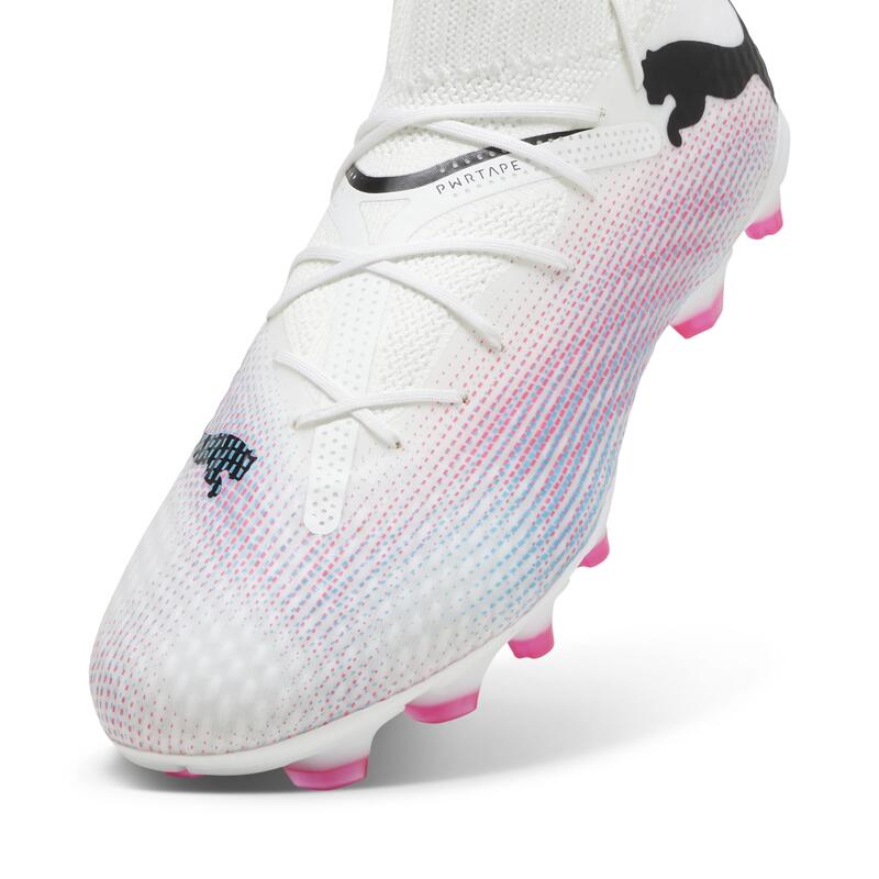 Damen/Herren Fussball Nockenschuhe FG/AG - Puma Future 7 Pro weiss/poison pink