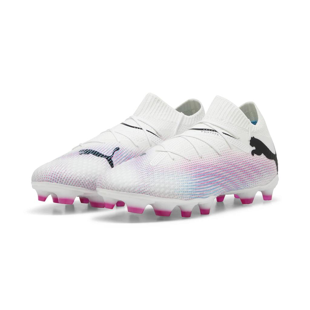 Damen/Herren Fussball Nockenschuhe FG/AG - Puma Future 7 Pro weiss