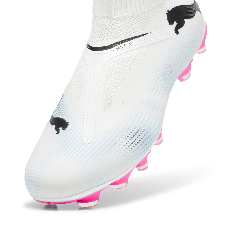 Voetbalschoenen voor volwassenen Future Match 7 Laceless FG/AG wit