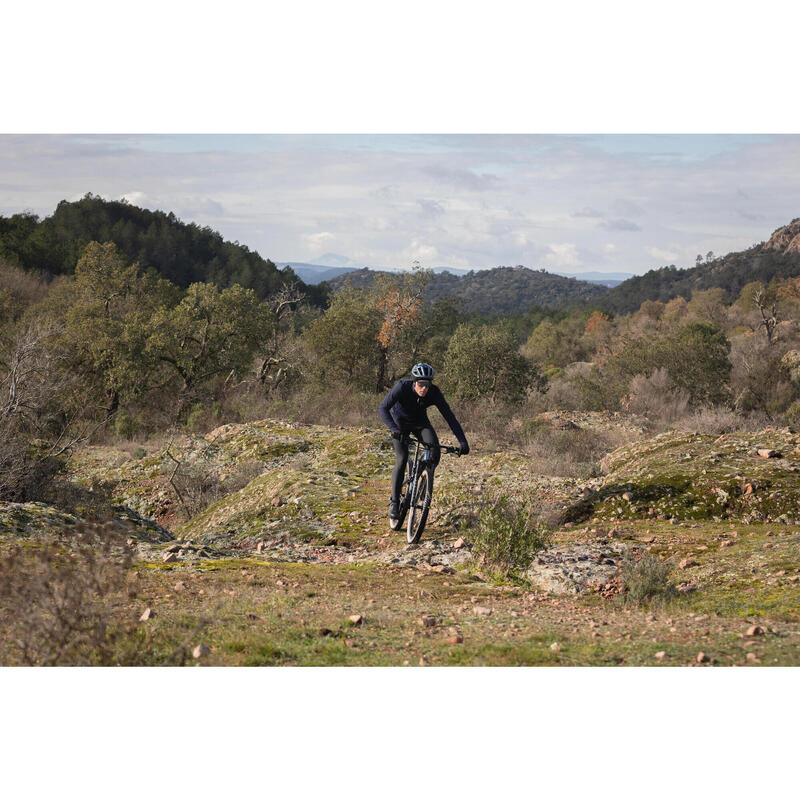 Culotte Largo Ciclismo MTB XC Hombre Negro