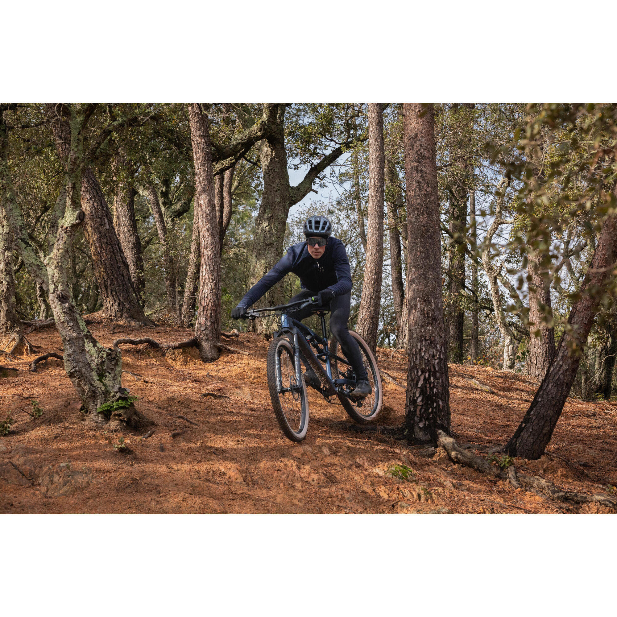 Cuissard long Vélo VTT XC noir