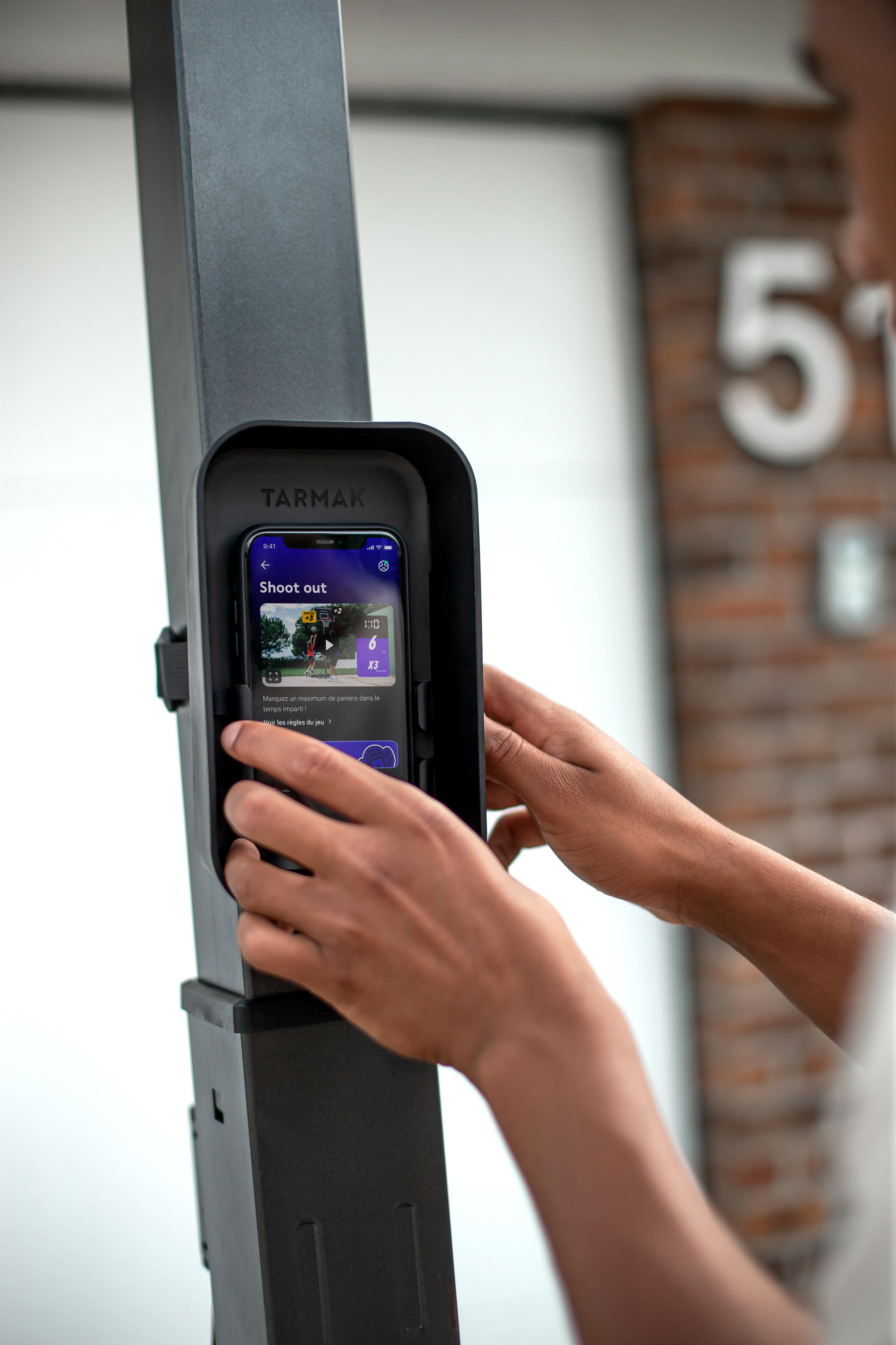 Smart Basketball Hoop with Mini-Games - Decathlon Basketball Play - TARMAK