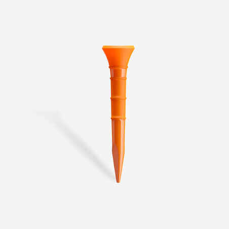 Golf Tees x10 plastic 54 mm - INESIS orange