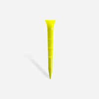 Golf tees x10 plastic 70mm - INESIS yellow