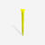 Tees golf x10 plastique 70mm - INESIS jaune