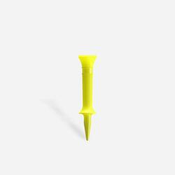 Tees golf x10 plastique à étage 40mm - inesis jaune