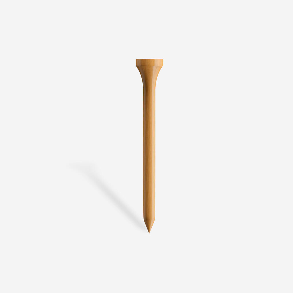 Golf Tees x100 Bamboo 70 mm - INESIS