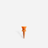 Tees golf x10 plastique à étage 12mm - INESIS  orange