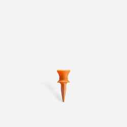 Tees golf x10 plastique à étage 12mm - inesis orange
