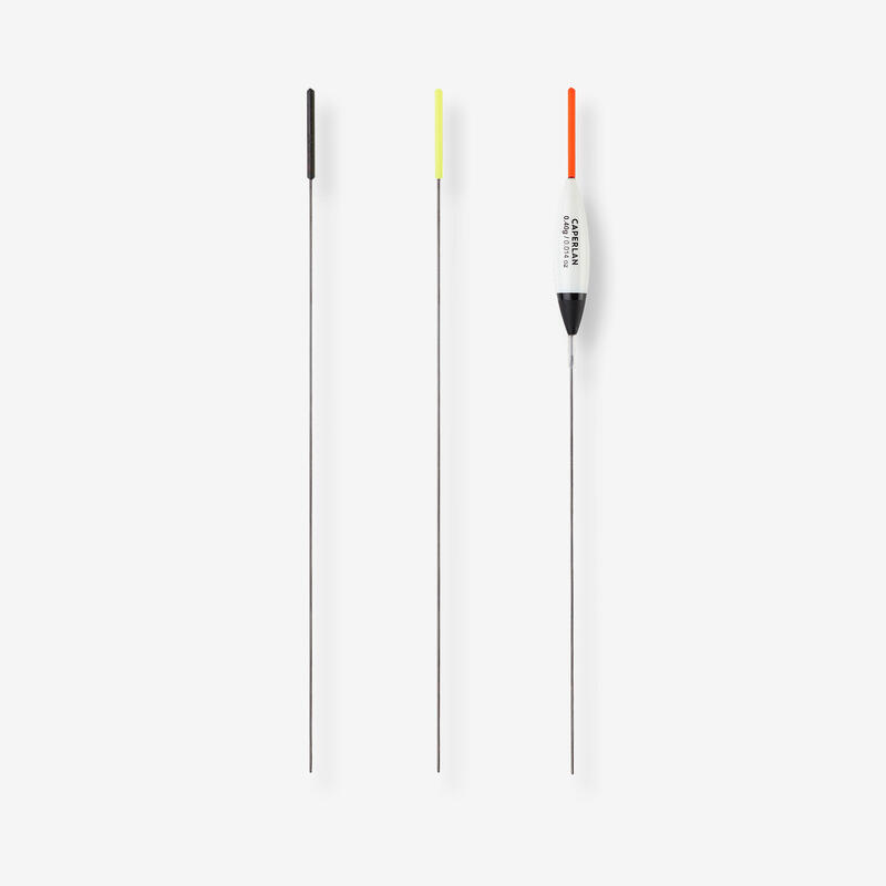 Lot de 3 flotteurs de pêche au coup Sensas 8, 6g et 3g - Sport & Plein air