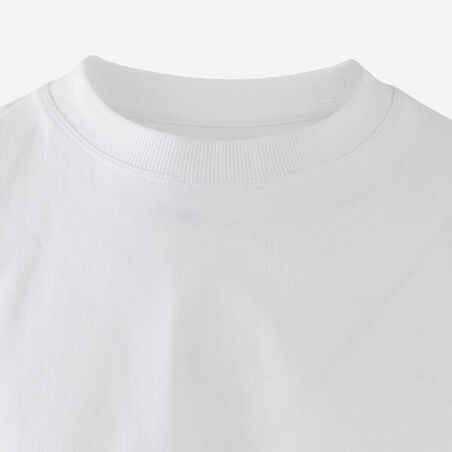 Trumparankoviai riedlentininkų marškinėliai „TS500 Traffic“, balti