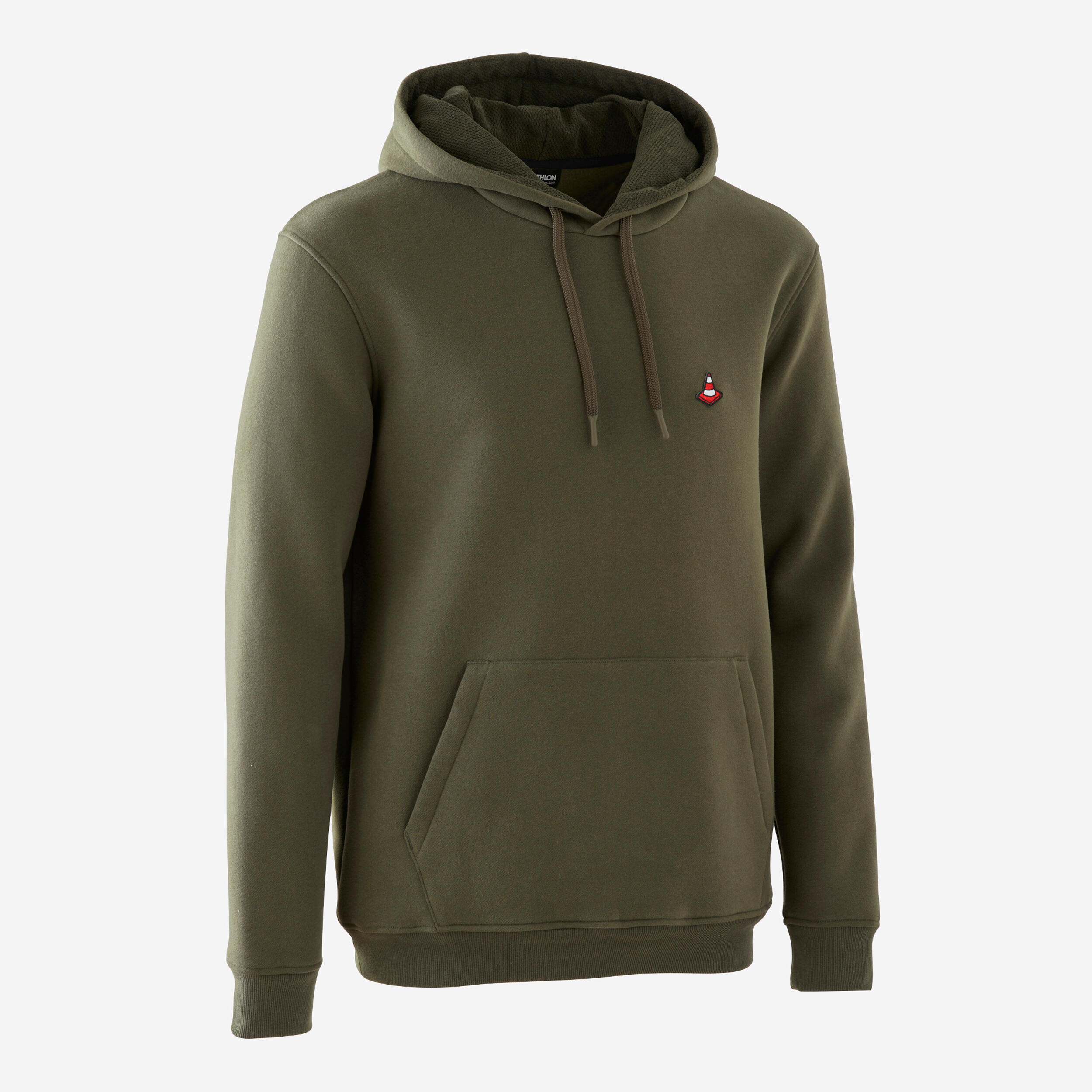 Skateboard Sweatshirt HD500 Robust- Khaki 6/12