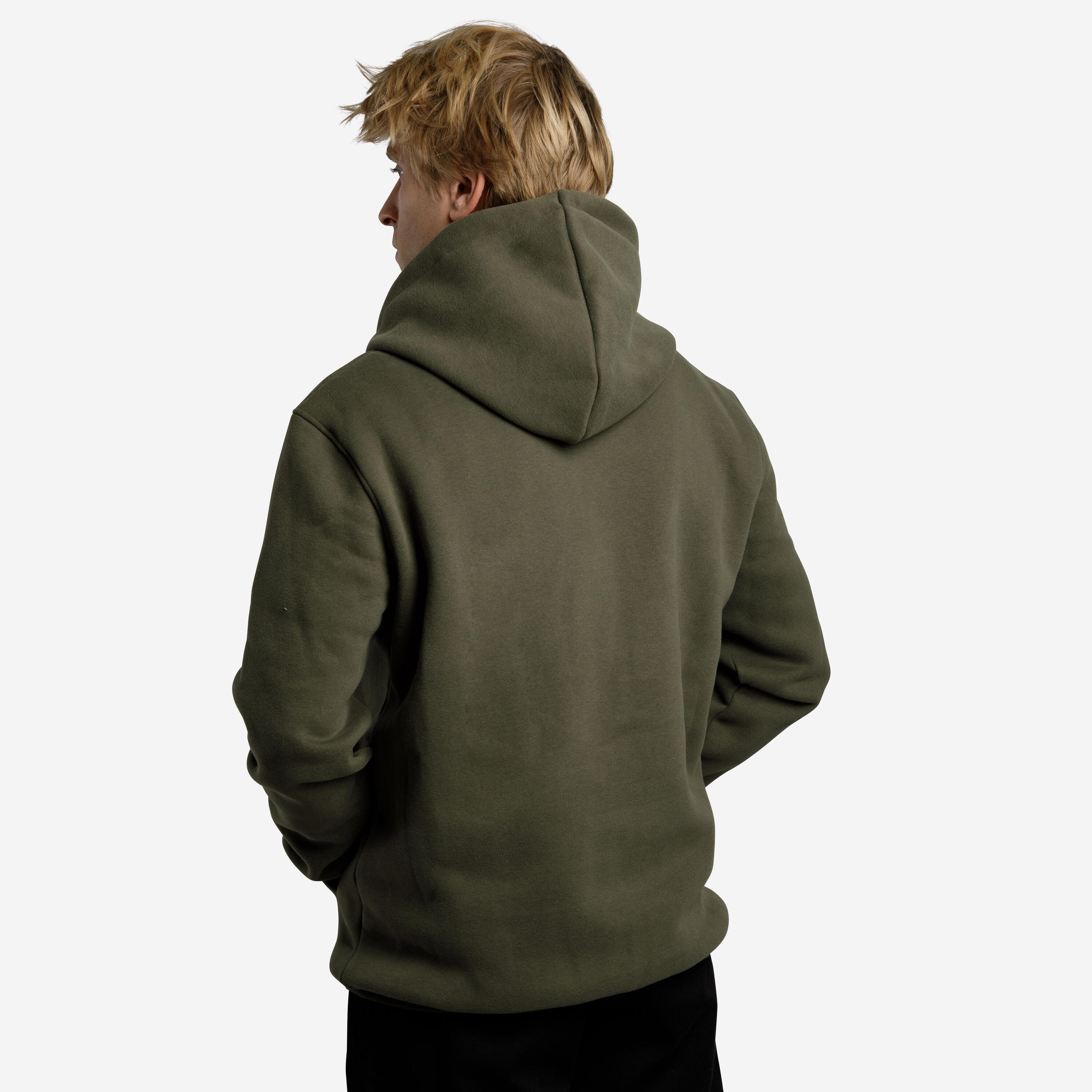 Skateboard Sweatshirt HD500 Robust- Khaki 4/12