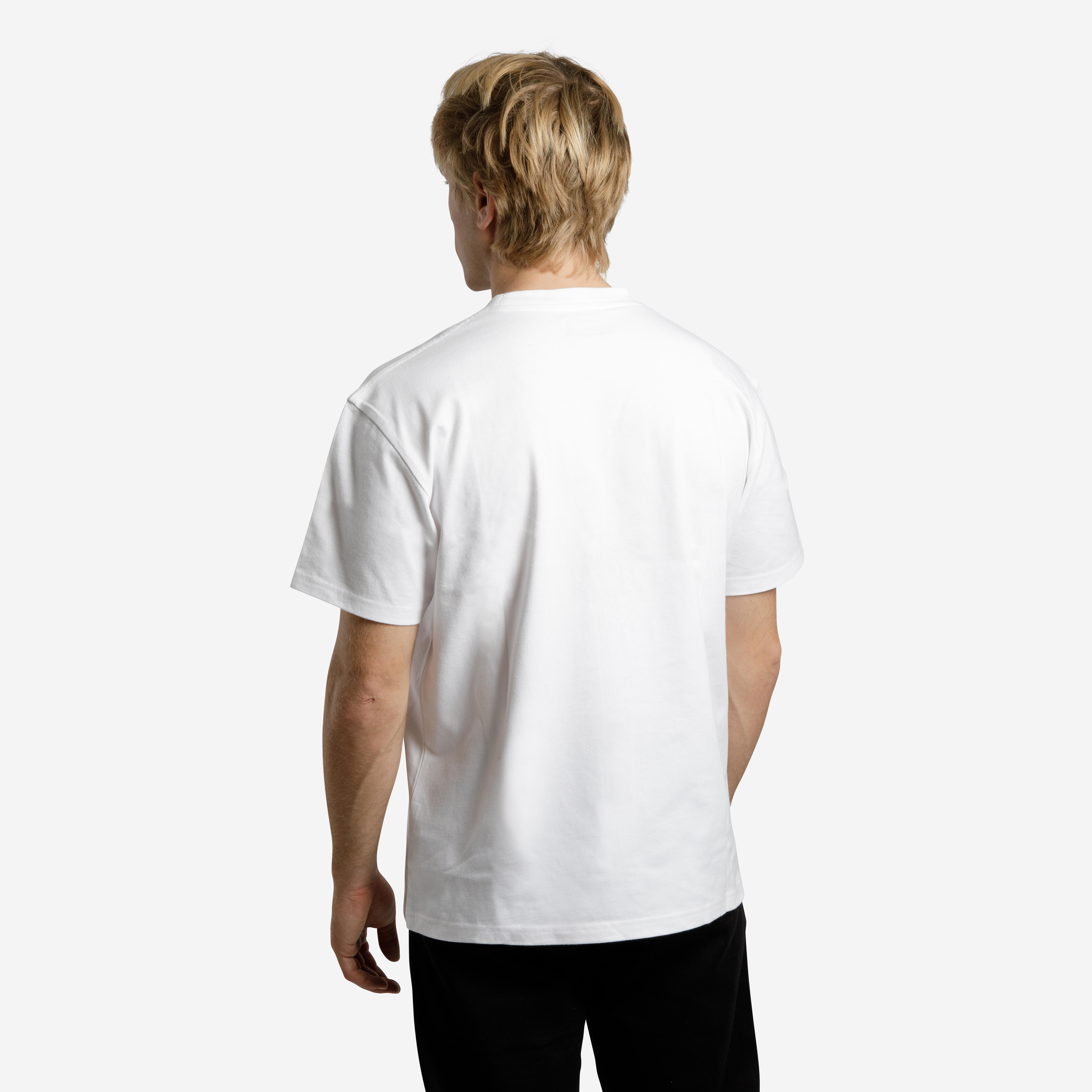 TS500 TRAFFIC MANICA CORTA SKATEBOARD T-SHIRT BIANCO