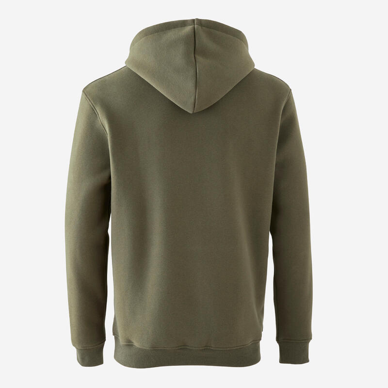 SWEATSHIRT RESISTENTE DE SKATE HD500 CAQUI